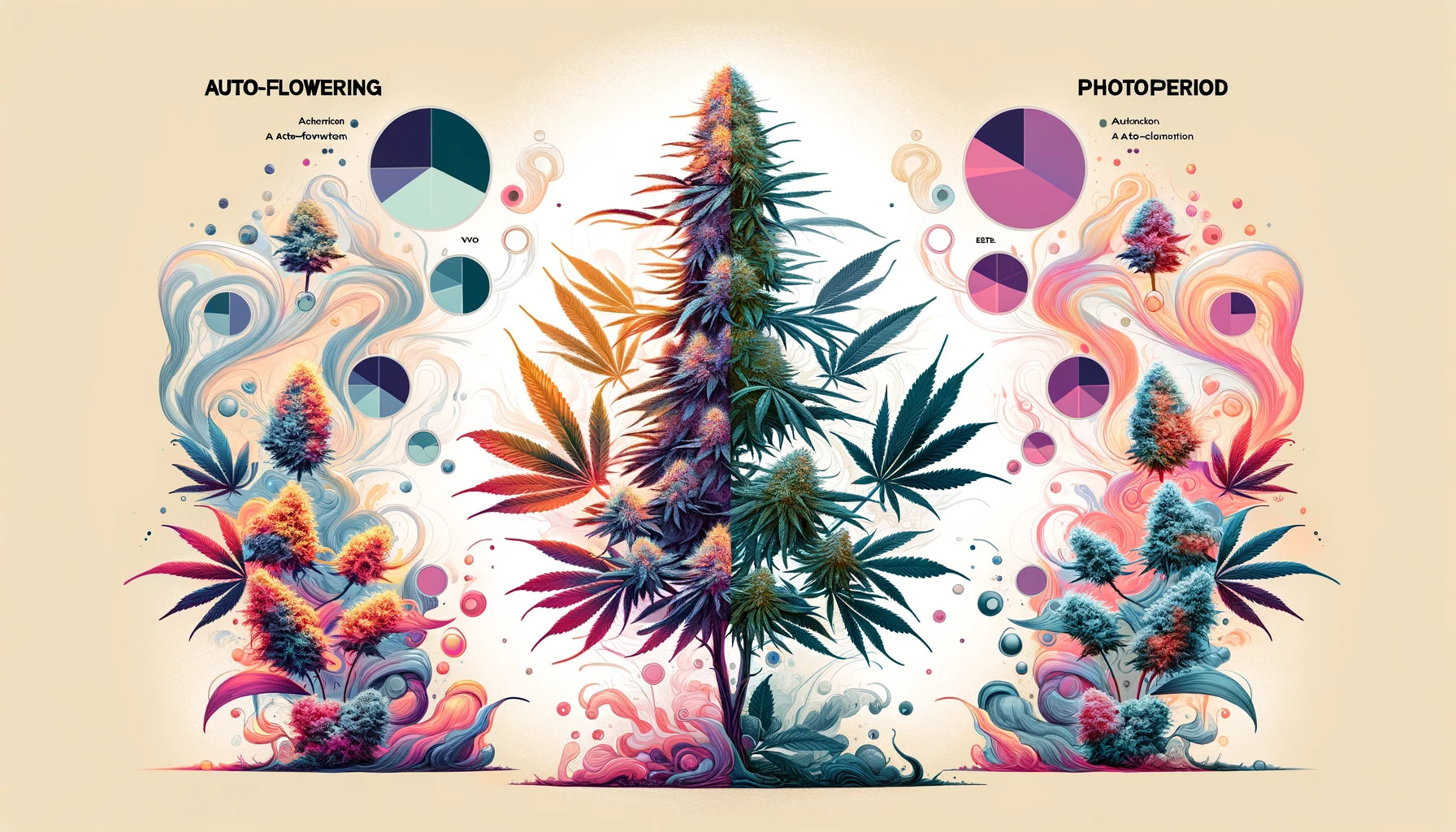 Сравнение автоцветущих и фотопериодических сортов